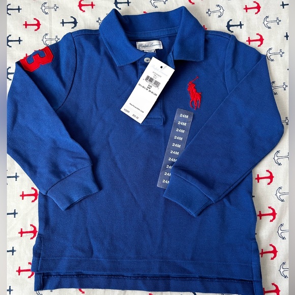Polo Ralph Lauren Other - Polo Ralph Lauren boys rugby NWT Sz 24mns
